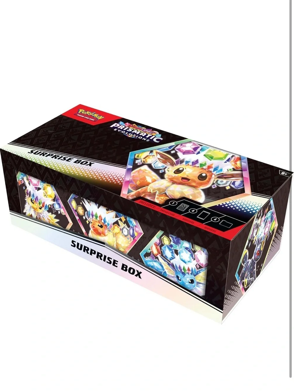Pokemon PrismStar Evolutions‎ Surprise Box - Black, White, Yellow, Pink, Blue